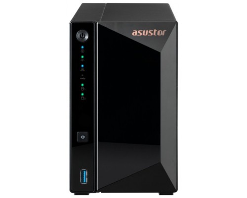 NAS ASUSTOR TOWER 2 BAY QUAD-CORE 1.4GHZ 2GB DDR4 2.5GBE X1 USB3.2